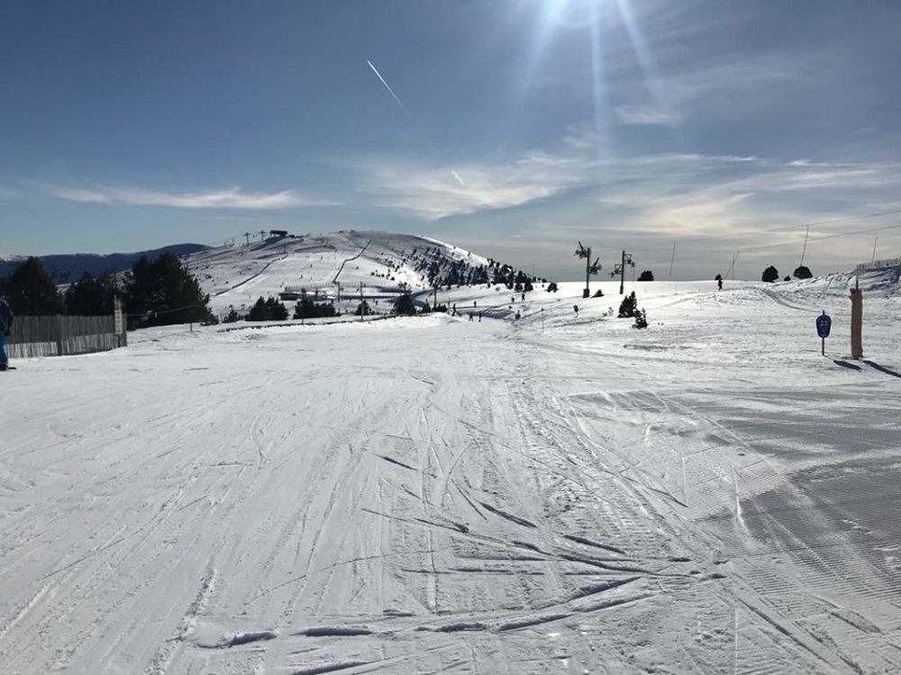 We love an empty slope day