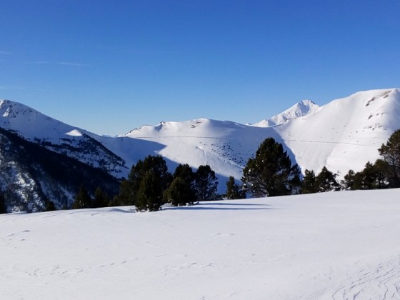 White view from Seturia skimo run