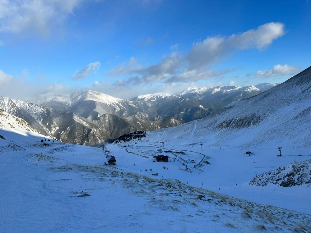 8th January - view from the top of Arinsal