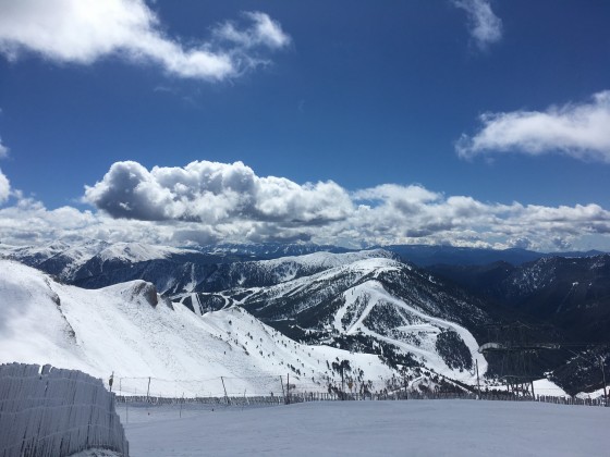 The view of Pal from the top of Arinsal