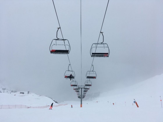 The chairlift Font Negre was empty today