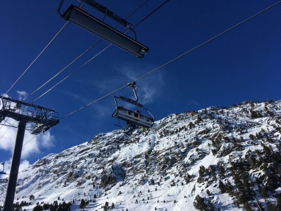 The chairlift Les Fonts in Arinsal