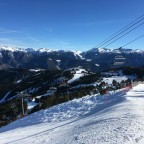 Stunning view of the chairlift Cubil in Pal
