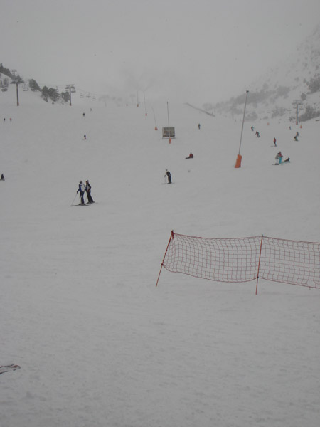 View from ski school - 18/12/2011