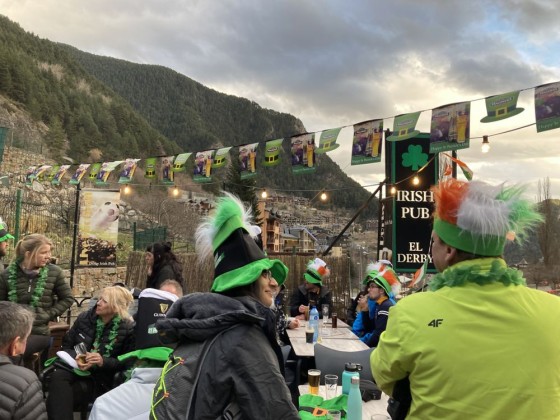 The Derby Irish Pub celebrating St Patrick